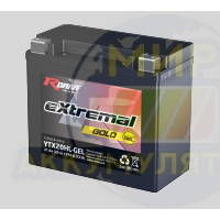 AКБ|мото R-DRIVE GOLD YTX20HL GEL 18,9Ач