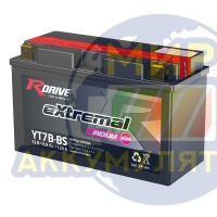 R-DRIVE eXtremal IRIDIUM YT7B-BS 6,8Ач 120А