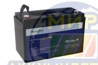 АКБ RongKe RK12-100 LiFePO4 12,8V 100Ач 12кг (330*175*216)