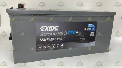 AКБ EXIDE HVR PRO EFB 235Ач оп 1200А D6 (520*280*240) конус