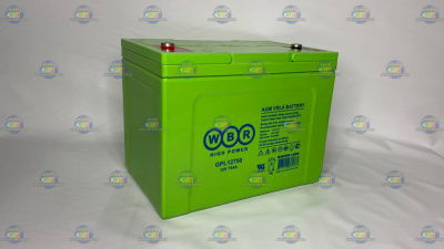 Аккумулятор для ИБП (UPS) WBR GPL 12750 (12В 75Ач) 24,2 кг (260*170*207) AGM