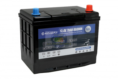 KJ-NA1270S (60) Asia 70Ач о.п. D26 (260*175*221) Na+