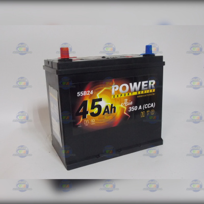 AКБ POWER ASIA 45Ач пп 350А B24R (240*130*225)
