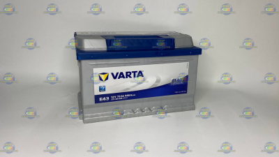 AКБ VARTA BLUE DYNAMIC E43 72Ач оп 680А LB3 (278*175*175) низкий формат