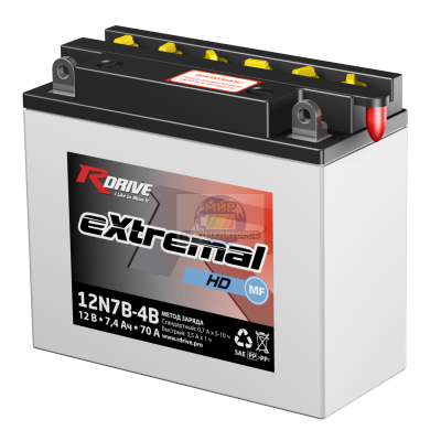 R-DRIVE EXTREMAL HD 12N7B-4B 7,4Ач 70А