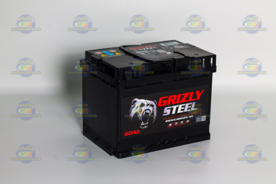 AКБ GRIZLY STEEL 60Ач пп 600А L2 (242*175*190)
