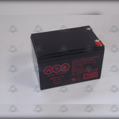 Аккумулятор карбоновый для ИБП (UPS) WBR GPC 12-14 (12В 14,4Ач) 4кг (151.5*99.5*100) AGM
