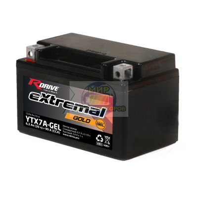 R-DRIVE GOLD YTX7A-GEL 6,3Ач 90А