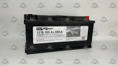 AКБ R-DRIVE AGM OEM 105Ач оп 950А L6 (395*175*190)