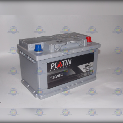 AКБ PLATIN SILVER 78Ач оп 750А LB3 (278*175*175) низкий формат