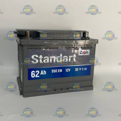 AКБ ZION STANDARD 62Ач пп 550А L2 (242*175*190)