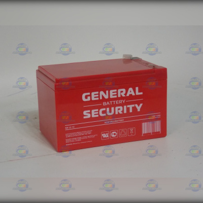 AКБ|тяговый GENERAL SECURITY GS 12-12 12Ач 3,3кг (151*98*99) 12V