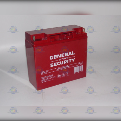 AКБ тяговый GENERAL SECURITY GS 18-12L 18Ач 5,6кг (181*76*168) 12V